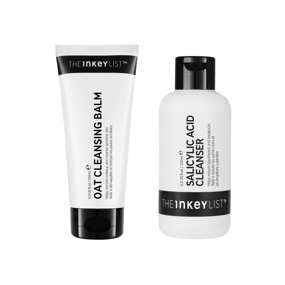 Double Cleanse Duo for Breakouts | Oat Balm + Salicylic Cleanser