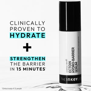 Clinically Proven to Hydrate + Strengthen the barrier in 15 minutes *Clinical study of 31 people