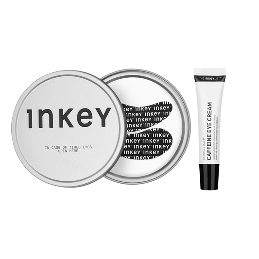 Inkey brand eye cream packaging on a white background