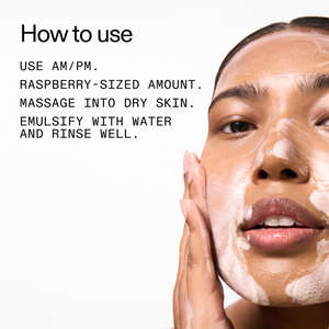 How to use Oat cleansing balm