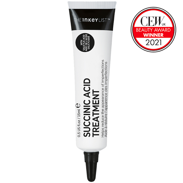 Succinic Acid Treatment pack shot with award logo