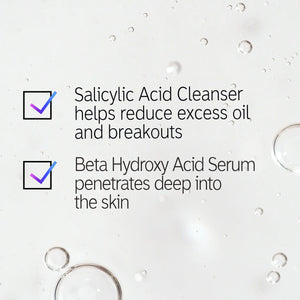 Deep Cleanse Duo checklist highlighting the benefits of using these ingredients in your skincare routine