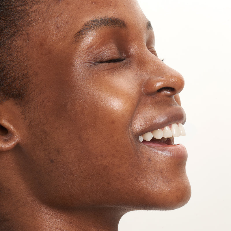 Model shot for Bright Skin 101 blog