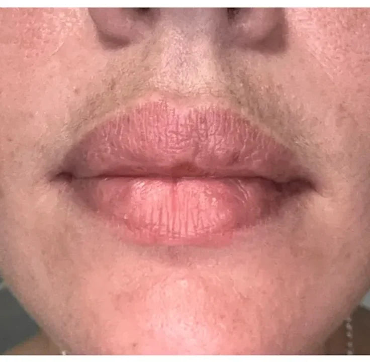 close up of someones mouth