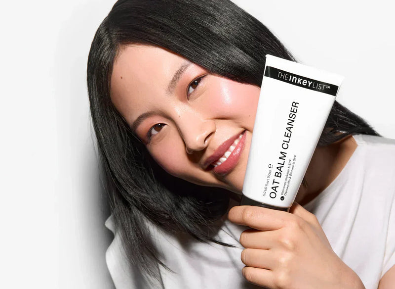 Woman with Oat cleansing balm