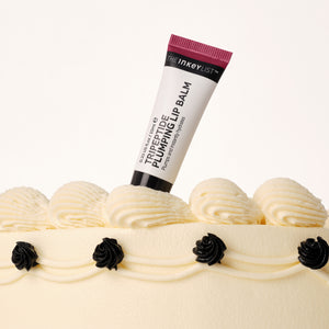 Tripeptide Berry Lip Balm in birthday cake