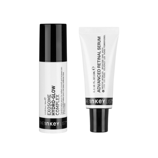 Two skincare products from The Inkey List on a white background
