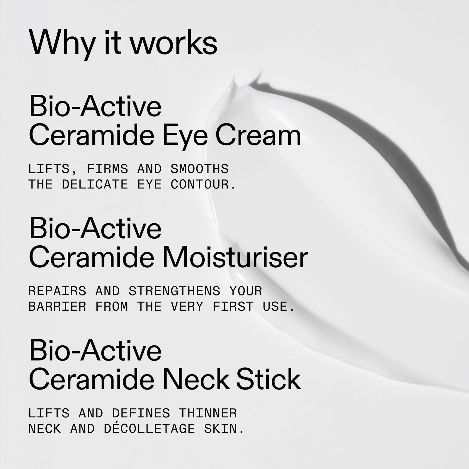 The Bio-Active Ceramide Trio
