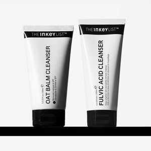 Two tubes of The Inkey List cleansers on a white background