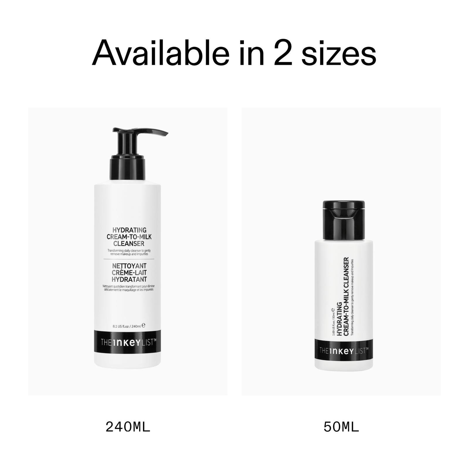 240ml & 50ml sizes available 