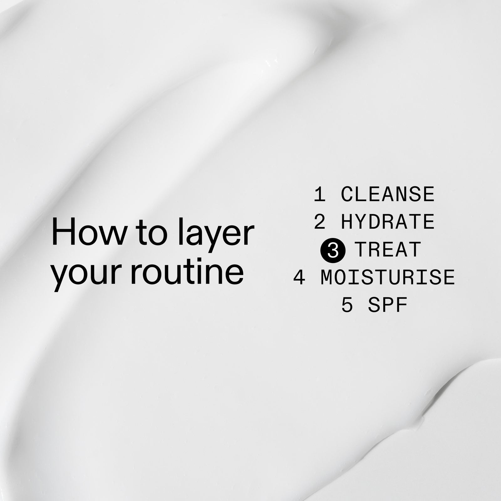 How to layer in routine, use as step 3 