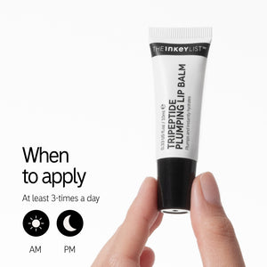 When to apply Tripeptide Plumping Lip Balm