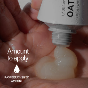 Amount of Oat Cleansing Balm to apply