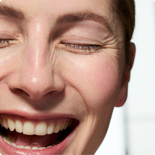 Model smiling 