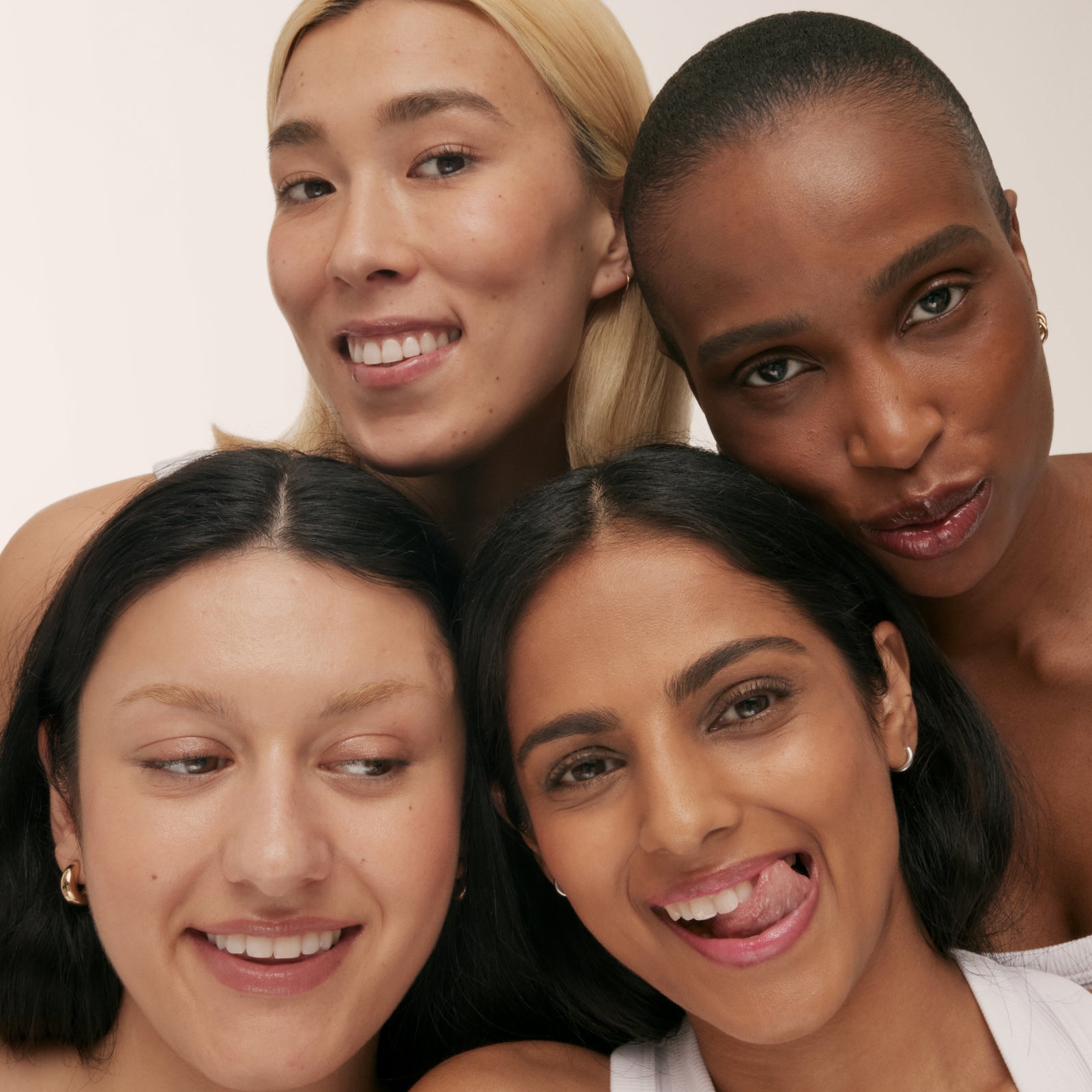 Models wearing The Lip Tint Trio