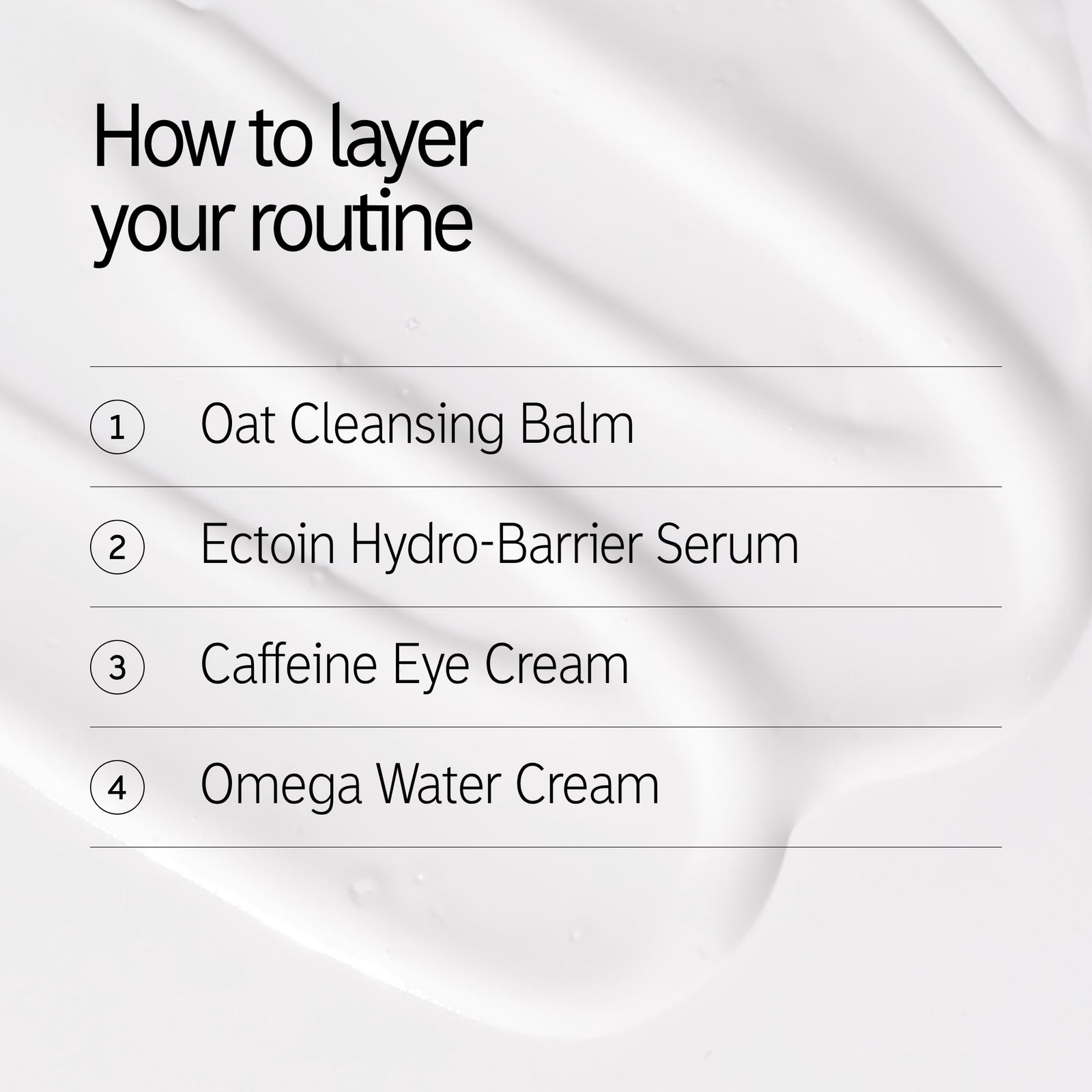 how to layer Intro Routine for Hydrated Skin 