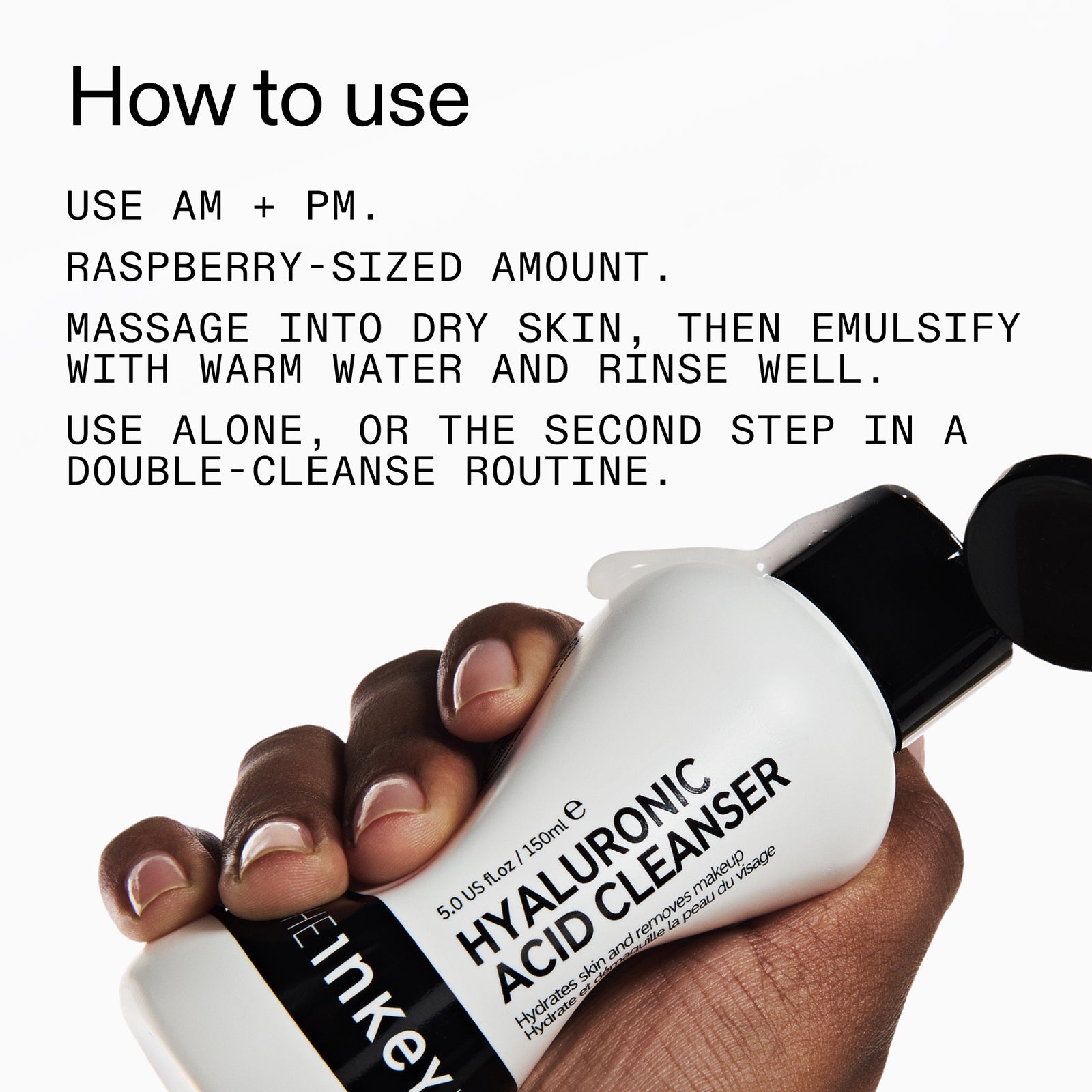 How to use Hyaluronic Acid Cleanser