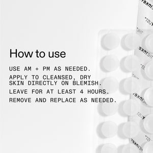 How to use Hydrocolloid Invisible Patches