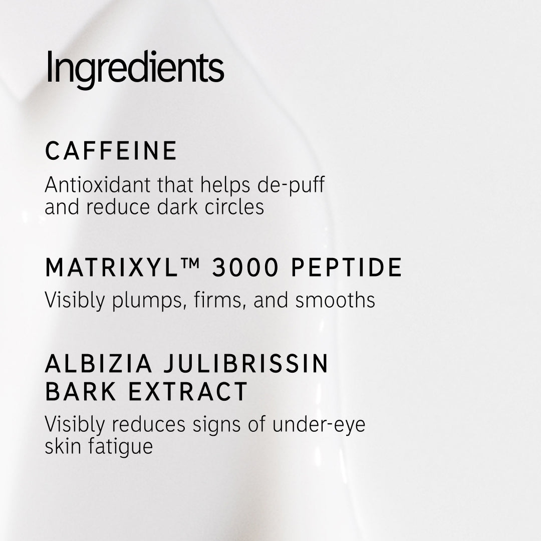 Ingredients in Caffeine Eye Cream