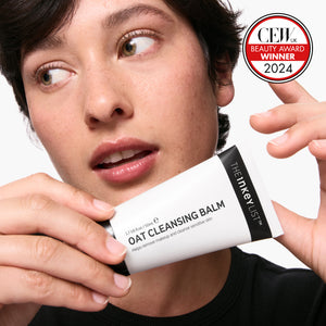 Model with oat balm