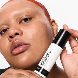 Model with 15% Vitamin C serum