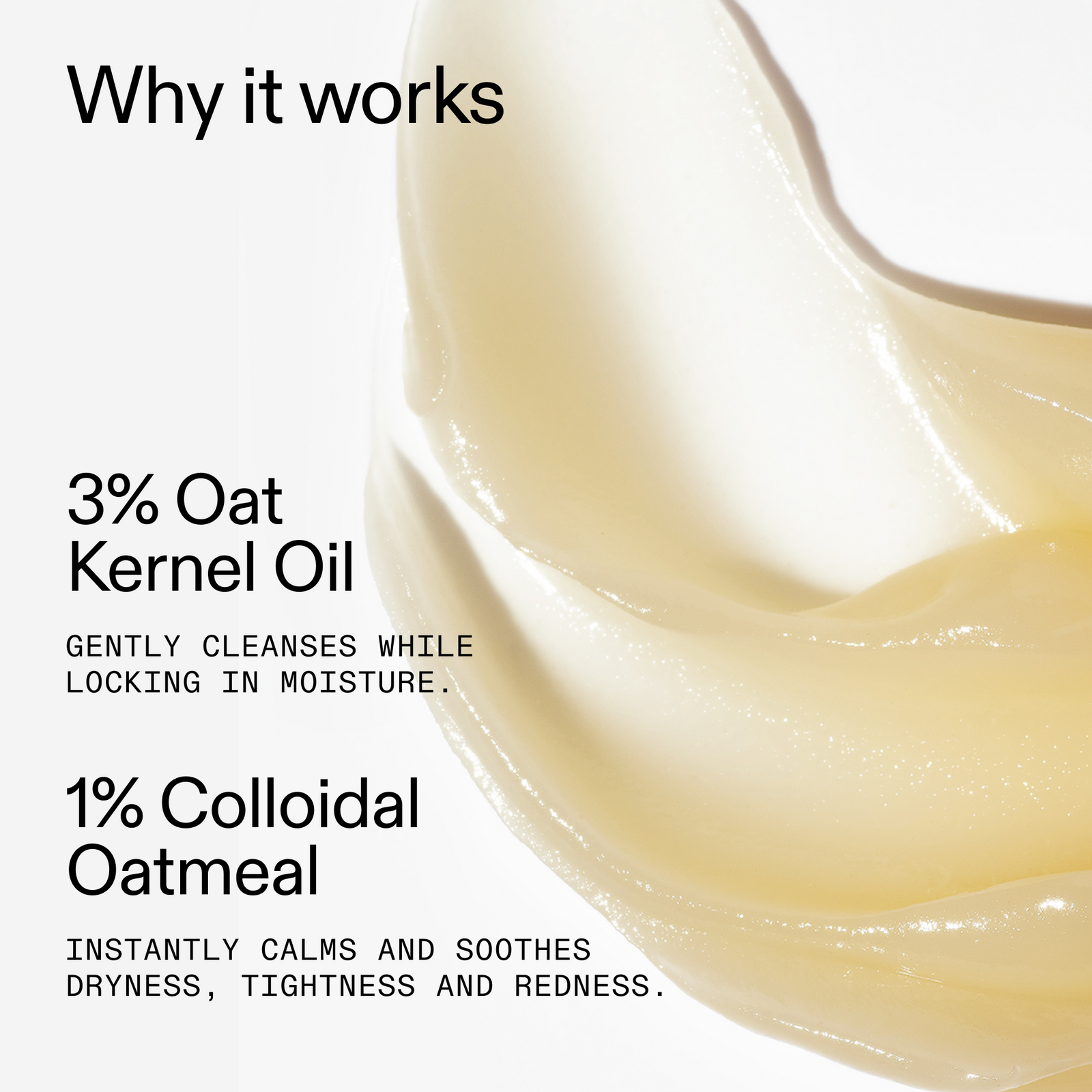 Ingredients in Oat cleansing balm
