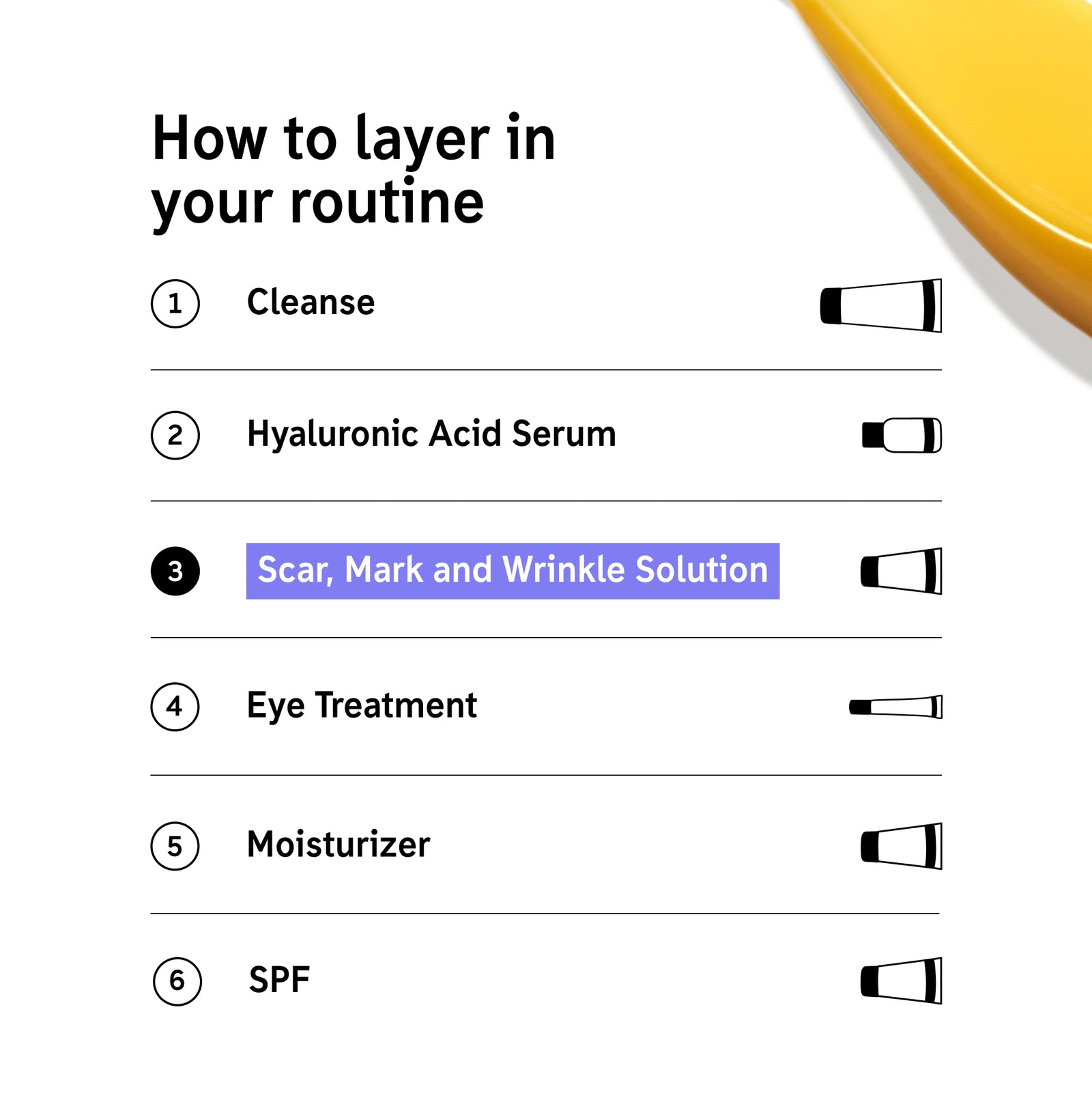 How to layer Scar mark & wrinkles solution in your routine