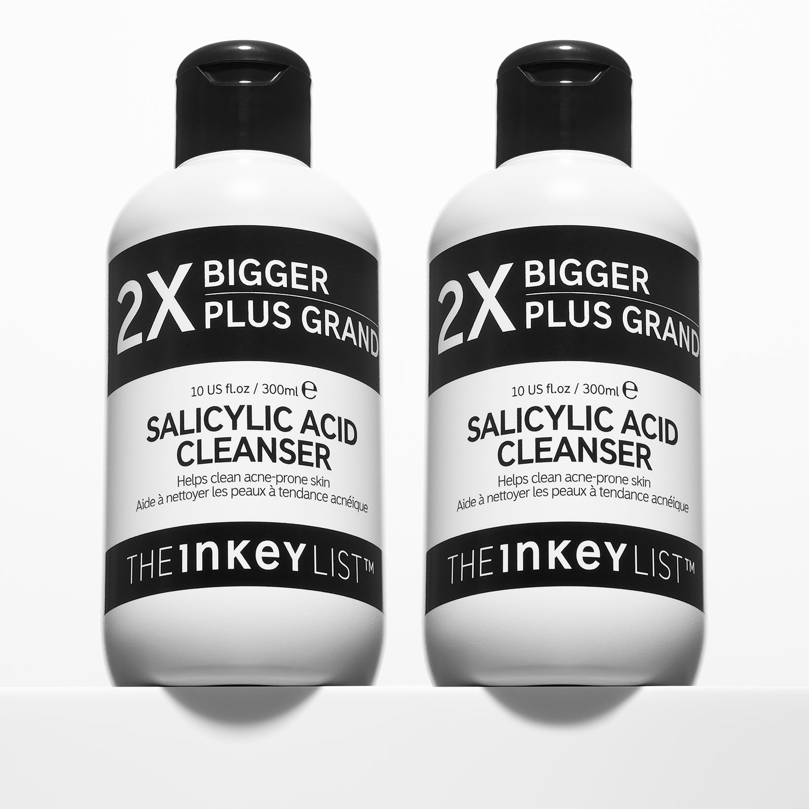 Supersize Salicylic Acid Cleanser Duo shelf shot with white background