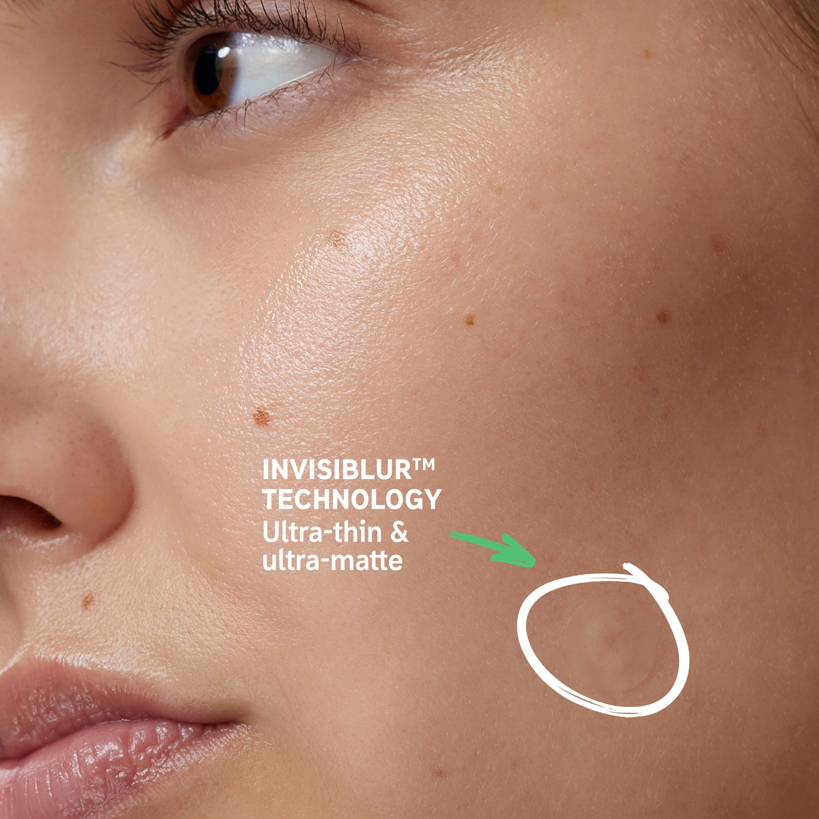 Invisiblur technology, ultra-thin & ultra-matte