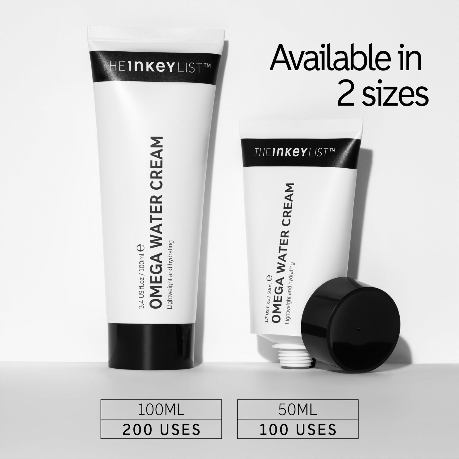 Available in 2 sizes. 100ml (200 uses) and 50ml (100 uses)