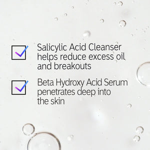 Deep Cleanse Duo checklist highlighting the benefits of using these ingredients in your skincare routine 